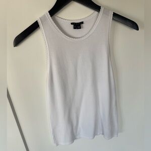 Theory White Tank Top